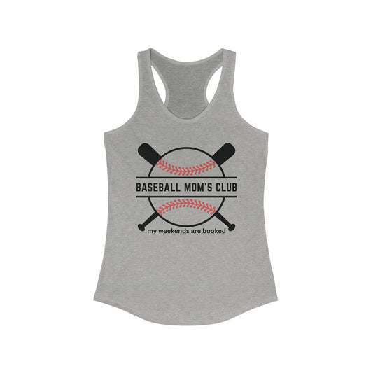 Baseball Mom's Club Racerback Tank