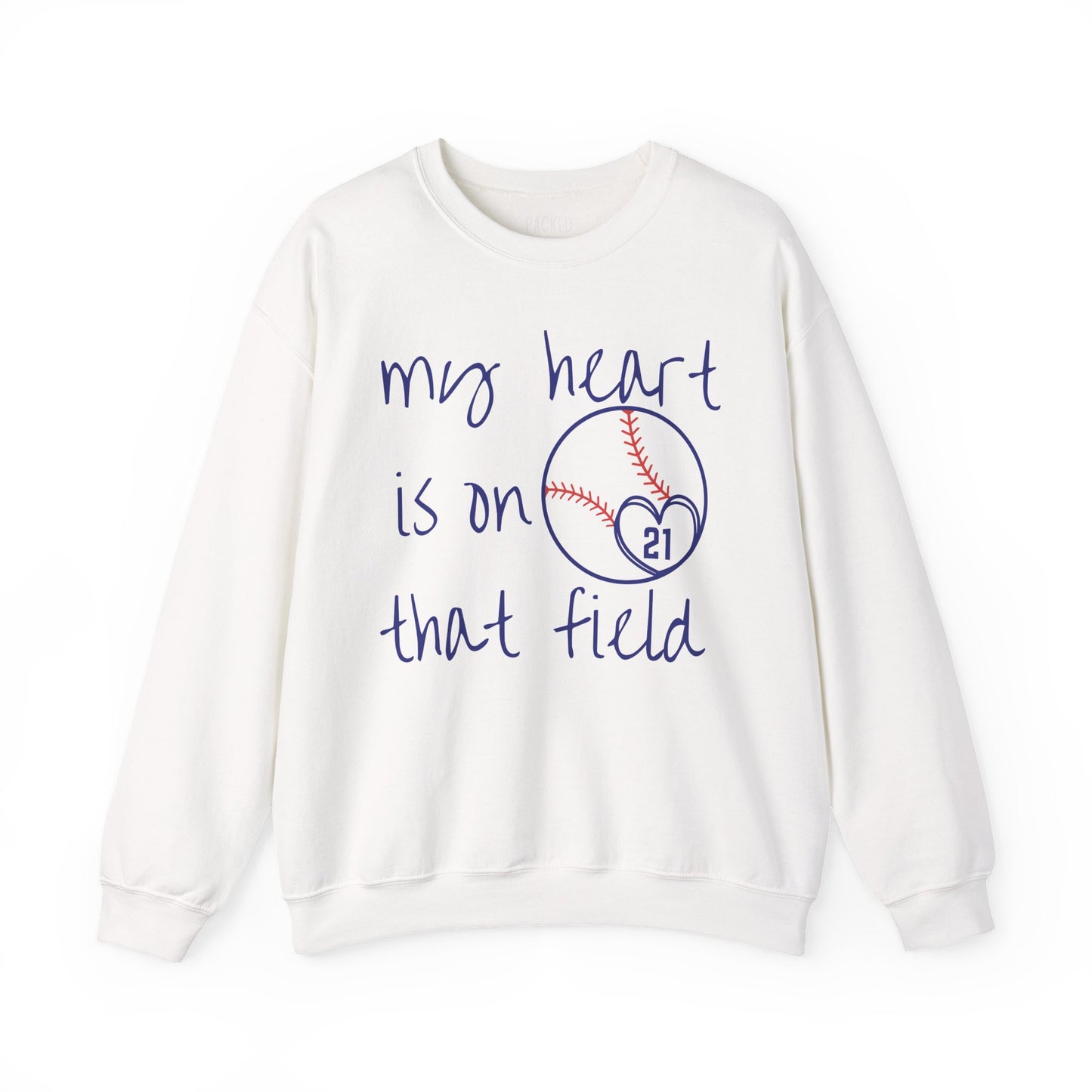 Where My Heart Plays Crewneck Sweatshirt