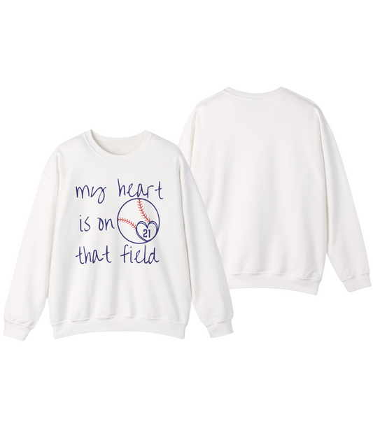 Where My Heart Plays Crewneck Sweatshirt